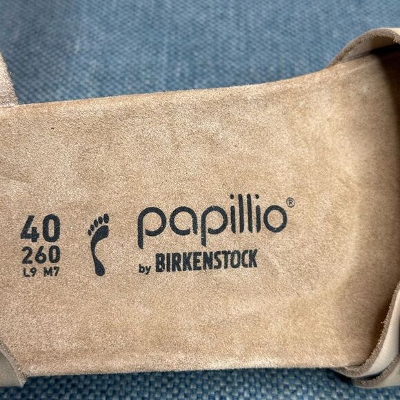 Birkenstock Papllio Soley Sandcastle Nubuck Women’s Wedge Heel Sandals size 9 - Picture 7 of 13